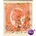 Queensland 1882 - SG 206 1d orange