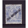 MALTA 1922 SG118 SELF GOVERNMENT 2 1/2d BRIGHT ...