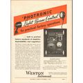 weston electrical instrument co 1936 light beam...