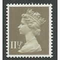 Great Britain 1981 11½p Drab 1 RB Right Band Un...