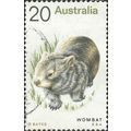 AUSTRALIA, MAMMAL, Common Wombat, green 1974, 2...