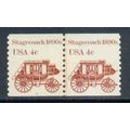 1898A 4c Stagecoach Fine MNH Dry Gum CNP Left 4...