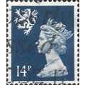 SCOTLAND, Queen Elizabeth II, Machin, blue 1988, 14p, #4