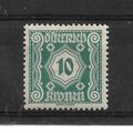 Austria.D526 10k Blue.Mounted Mint.Aug22a