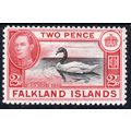 Falkland Islands Sg150 2d Black & Carmine-Red L...