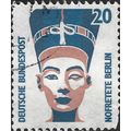 GERMANY, Nefertiti Bust, blue 1989, 20pf, #6