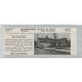 C1380) Brentwood Essex House Sale Advert - 1964...