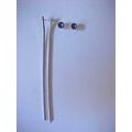 Silver Snake Chain Earrings Long Chain Pierced ...