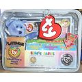 VINTAGE TY BEANIE BABY CLUBBY II 2 BEAR~NEW~PLA...