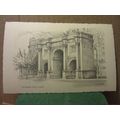 MARBLE ARCH, LONDON postcard printed pencil ske...