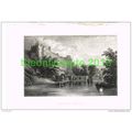 WARWICK CASTLE, WARKS, ENGLAND, PRINT/PLATE, c1890
