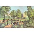 CENTRAL PARK, THE DRIVE 1952 Nathaniel Currier ...
