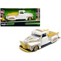 1950 Chevrolet 3100 Pickup Truck Lowrider White...