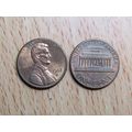 1982d USA 1 Cent Lincoln Memorial Coin