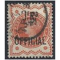 1888 O13 1/2d Vermillion Inland Revenue Officia...