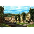 Colour Postcard - High Street Burford, Oxfordsh...