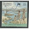 AUS 1988 37c 'THE FIRST FLEET - ARRIVAL' FINE U...
