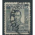 Southern Rhodesia 1937 SG44 6d Grey-Black Fine ...
