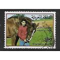 MOROCCO 1988 HORSE WEEK 3d BOY WITH HORSE SG 74...