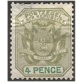 Transvaal 1897 SG221 4d Sage-Green & Green Moun...