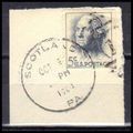 Used 1229 5c George Washington Scotland, PA. E1897