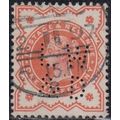 GB, 1887-92 1/2d vermilion, SG 197 (Scott #111)...