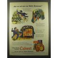 1941 Calvert Whiskey Ad - Give Gift With Happy ...