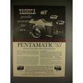 1960 Yashica Pentamatic 35 Camera Ad - Proudly Presents