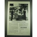 1960 San Diego California Ad - Southern Califor...