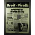 1977 Pirelli Tires Ad - in German - Breit=Pirelli