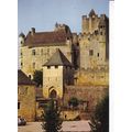Chateau Beynac Dordogne France Postcard used VGC