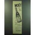 1949 Moet & Chandon Champagne Ad - Moet the gre...
