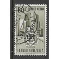 VENEZUELA 1953 ARMS STATE OF FALCON 60c GREEN O...