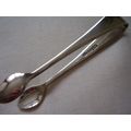 Antique Victorian 1886 Silver Plated Sugar Tong...