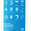 NHS Direct Advertising Postcard unused VGC