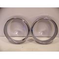 1967 Chrysler Head Light Bezels New Yorker Newp...