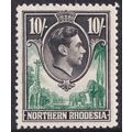 Northern Rhodesia KGVI 1938-52 10s Green Black ...