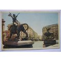 vintage postcard Napoli, Ingresso Palazzo Della...