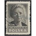 Mi 460 A: 10 Zl. brown-black Definitive Stamp: ...