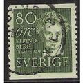 Fa 387: 80 ö olive-green August Strindberg.