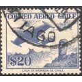 Chile 1956 - SG456a (Air) - 5p blue De Havillan...