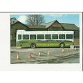 Yorkshire HAWORTH Station & Burnley Bus Postcar...