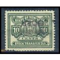 Used Revenue 10c N.Y. Stock Transfer Very Fine ...