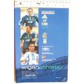 2001 programme Wigan Athletic v Colchester United