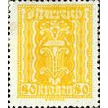 AUSTRIA, Hammer and tongs, yellow 1922, 80kr
