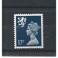 Scotland.S58 17p Deep Blue.Unmounted Mint.Aug25
