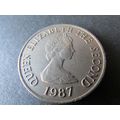 1987 QUEEN ELIZABETH II BAILIWICK OF JERSEY TEN...