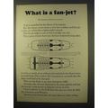 1963 American Airlines Ad - What is a Fan-Jet?