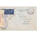 British Military Forces 1944 Censored OBLIT Air...