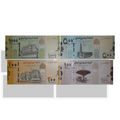 YEMEN current set of 4 UNC banknotes(100,200,50...